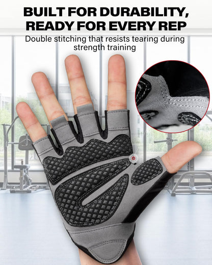 VINSGUIR Workout Gloves for Men and Women, Weight Lifting Gloves with Excellent Grip, Lightweight