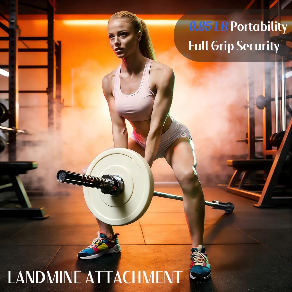 SerniaXin Landmine Attachment for Barbell, Fits 2 Inch Olympic Bars