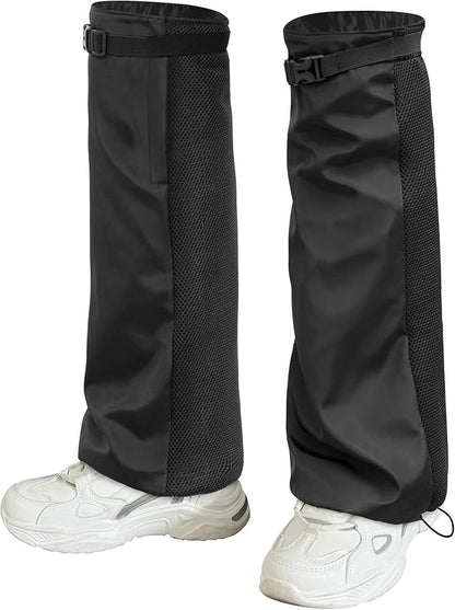 Tlswshsy 2Pcs Lawn Care Leg Gaiters, Breathable Leg Guard for Trimming, Adjustable Garden Trimming Leg Chaps for Men and Women Landscaping Farm Working Outdoor Hunting Hiking