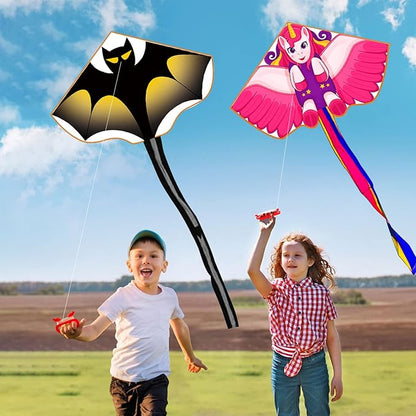 Kite for Kids Ages 3-5 4-8 & Adults, Flying Toys| Beach Toys| Outdoor Toys, Easy to Fly Butterfly Kites with Handle and 328FT Kite String, Large Kites for Boys Girls Birthday Gifts Party Favor Games