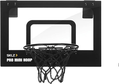 SKLZ Pro Mini Indoor Basketball Hoop - Over The Door ??Portable - Great For Home, Dorms, Offices, and Gifts