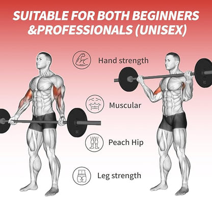 Egles Kids Barbell 5.5LB Mini Barbell Bar 4ft for Kid Women & Beginners Weighted Bar - Compatible with 2-Inch Weight Plates, for Strength Training Gym Weight Lifting, Multi-Color Training Bar