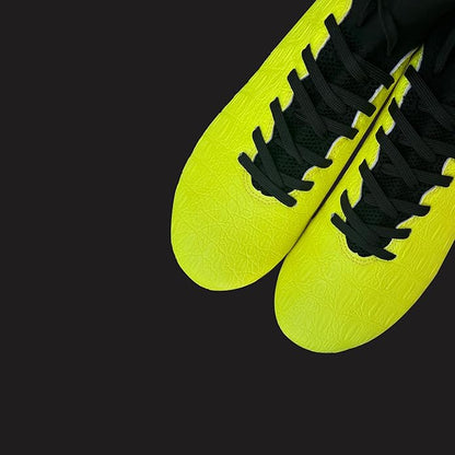 Soccer Cleats High-Top Outdoor Non-Slip Football Shoes Protection Lightweight for Firm Ground Training Breathable Fit (Size 6-13)