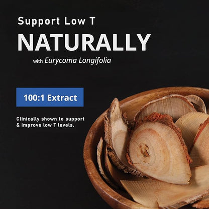 Testosterone Support for Men & Women ??Tongkat Ali, L-Arginine & L-Citrulline ??Energy, Vitality & Performance ??60 Capsules, 30-Day Supply