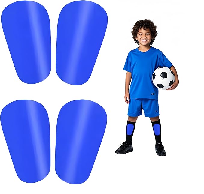 2 Pairs Mini Shin Guards Youth Soccer Tiny Shin Protective Pads Small Shin Guards Miniature Shin Pads Professional Protection for Soccer Players Kids Teenagers