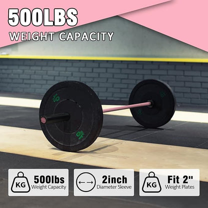 PROOFGOLD 6.6ft/7ft Olympic Barbell Bar 35Lb(15kg)/45LB(20kg) Barbell,Bench Press Bar for Squats and Deadlifts,Olympic Weight Bar for Home Gym,Womens Mens barbell(2inch),500LB/700LB/1000LB