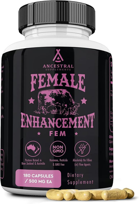 Beef Organ Supplement for Women ??Supports Hormone Balance, Energy & Wellness ??Grass Fed, Pasture Raised Superfood ??Liver, Heart, Kidney, Bone Marrow ??Collagen, CoQ10, B12 ??Female Support Blend