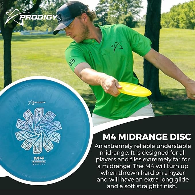 Prodigy Disc 200 Plastic Disc Golf Set | Beginner Golf Discs Set | Set of 4 Discs | Includes Putter, Midrange, Fairway Driver, Distance Driver, Mini Golf Discs | Disc Golf Starter Set for Men