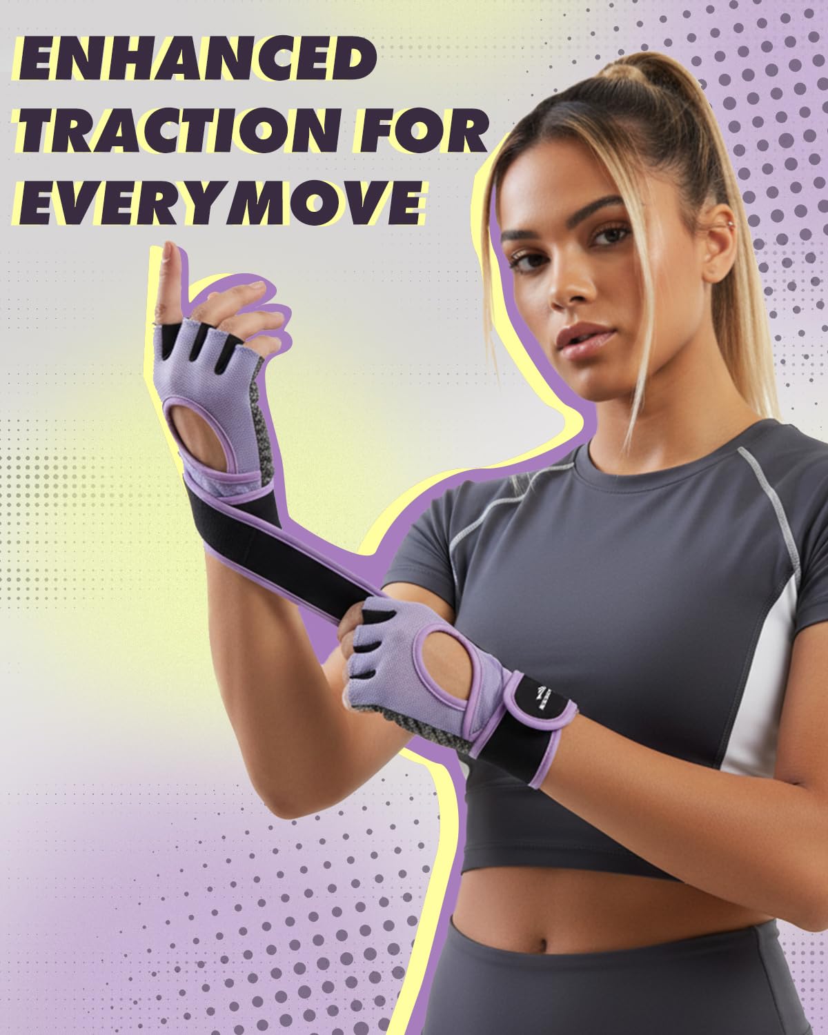 Trideer Weight Lifting Gloves for Women & Men, Wrist Support & Padded Palm