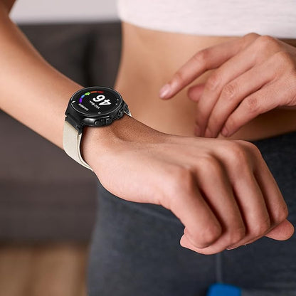 Elastic Nylon Watchband Compatible with Garmin Forerunner 235/220/230/620/630/735XT,Soft Adjustable Sport Stretchy Replacement Strap for Forerunner 235 Lite/Approach S20/S6/S5 Accessory