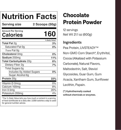UCAN Energy + Whey Protein Powder - 19g Per Serving with Amino Acids EAAs & BCCAs - Keto Protein Powder - No Added Sugar, Gluten-Free - Cocoa - 12 Servings