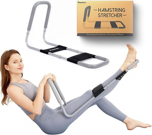 Hamstring Stretcher for Knee Extension & Pain Relief, Adjustable Low Back, Calf, Leg & Hip