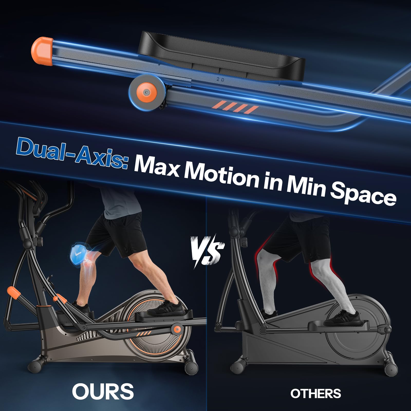 Niceday Elliptical Exercise Machine, Elliptical Machine for Home, Magnetic Elliptical Trainer with