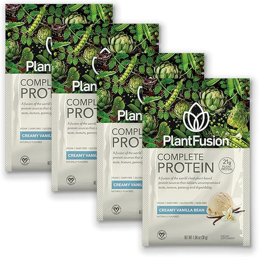 PlantFusion Complete Vegan Protein Powder Sample Packets - Plant Based Protein Powder Packets to-Go