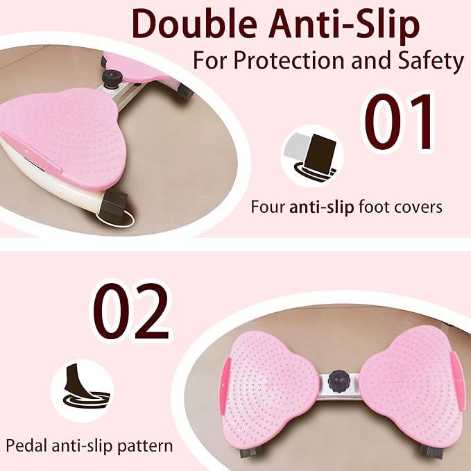 Waist Twister, Ab Muscle Training Machine with 264 lbs, Noise-Free Home Fitness Equipment With Replaceable Resistance Bands, Suitable For Men And Women