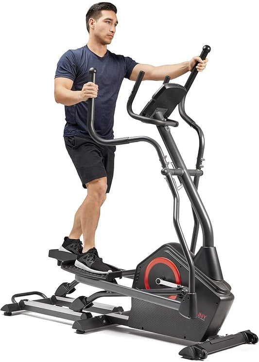 Sunny Health & Fitness Full Body Workout Elliptical Trainer with Digital Performance Monitor, Low Impact Exercise, and Optional Bluetooth with Exclusive SunnyFit App