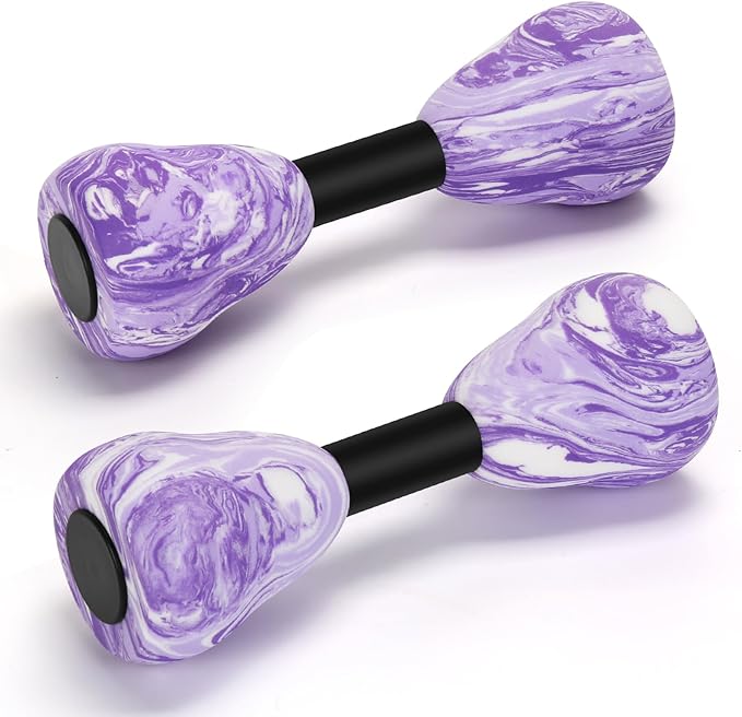 Camouflage Aquatic Dumbbells,2Pcs Foam Water Weights Aerobic Exercise Fitness Equipment Dumbbells, Pool Resistance Swimming Training for Adults/Kids/Men/Women Weight Loss, Beginner Swimming Training