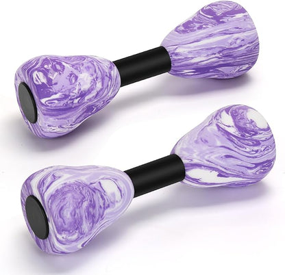 Camouflage Aquatic Dumbbells,2Pcs Foam Water Weights Aerobic Exercise Fitness Equipment Dumbbells, Pool Resistance Swimming Training for Adults/Kids/Men/Women Weight Loss, Beginner Swimming Training