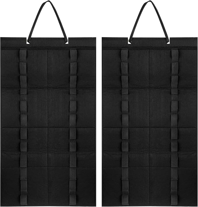 2 Pack Martial Arts Belts Organizer, Hanging Karate Belt Display Holds 12 Karate Belts for Martial Arts Learners(No Accessories Included)
