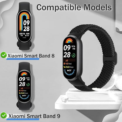Braided Bands Compatible with Xiaomi Smart Band 10 9 8 Straps for Women Men