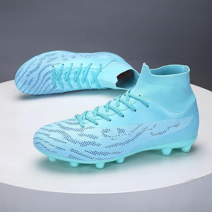 Soccer Cleats for Mens Womens Football Shoes Turf Soccer Shoes Indoor/Outdoor High-top Football Cleats AG/FG
