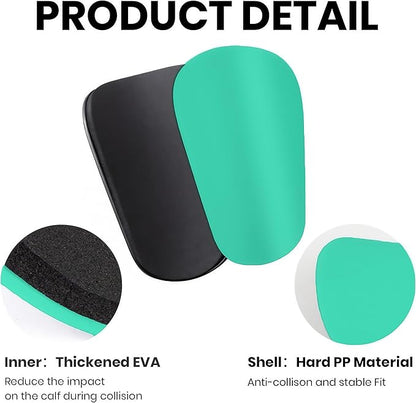 2 Pairs Mini Shin Guards Youth Soccer Tiny Shin Protective Pads Small Shin Guards Miniature Shin Pads Professional Protection for Soccer Players Kids Teenagers