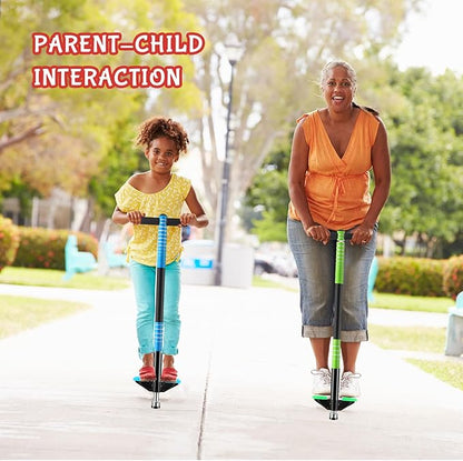 Leitee 3 Pcs Pogo Stick for Kids Age 6 and Up, Suitable for 40-80 lbs, Soft Foam Jump Stick for Beginners Kids Exercise Body Balance Keep Healthy, Outdoor