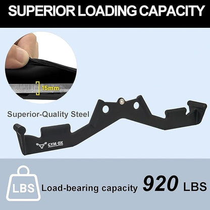 Lat Pulldown Attachments, Neutral Grip Lat Pull Down Bar with Ergonomic Handle,Cable Attachments for Gym, Back Tricep Bar Strength Training Handle