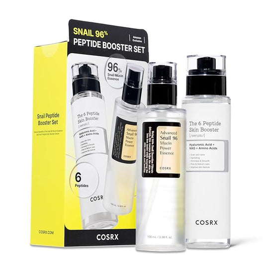 COSRX Snail Mucin 96% Peptide Booster Set - Amazon Exclusive - Korean Skin Care, Gift Sets, Skin