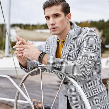 Sport Loop Nylon Watch Bands Compatible with Fitbit Charge 6/5, Adjustable Breathable Replacement Soft Nylon Loop Wristband for Women/Men