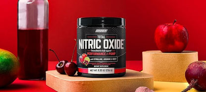 ONNIT Total Nitric Oxide Exercise Performance Powder, Harvest Fruit Punch Flavor, Caffeine-Free Dietary Supplement to Support Muscle Growth and Recovery with NO3-T Arginine Nitrate, 20 Servings