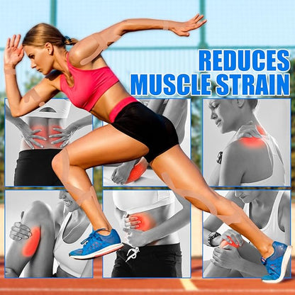 4 Rolls Kinesiology Tape, 4in x 5.5yd Extra Wide Breathable Muscle Support Adhesive Sport Tape for Knee Pain Relief, Latex Free Cotton Elastic Uncut Strips for Joints, Back, Ankle, Shoulder, Wrist