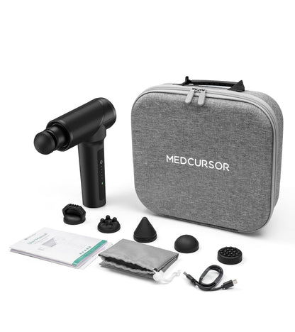 Medcursor Massage Gun - High Intensity Brushless Motor, Handheld Percussion Deep Tissue Massager