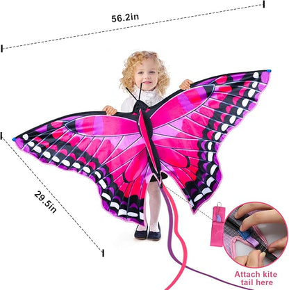 TOY Life Kites for Kids Ages 4-8 8-12, Large Butterfly Kites for Adults and Toddlers Age 3-5, Outdoor Toy Games Beach Kite Easy to Fly for Girls Boys