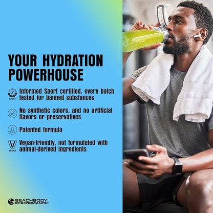 BODi Hydrate Performance Hydration Supplement, Quercetin Enriched Electrolyte Powder, 4 Key Electrolytes: Potassium, Magnesium, Sodium, Calcium - Supports Endurance & Fluid Balance, Citrus, 40 SRV