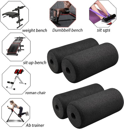 Foot Foam Roller Pad(6.29 * 3.1 * 3.1 in), Inversion Table Parts, Foam for Inversion Table, Workout Bench, Sits Ups Replacement Parts, Home Gym Accesories