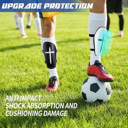 TOMIYO Soccer Shin Guards,Soccer Shin Guards Youth Boys 8-12,Light Weight Adjustable Straps Shin Pads Protection Equipment for Kids Youth，EVA Cushion Protection to Reduce Impact and Injury.