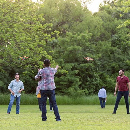 Outdoor Two Soft Frisbee Throwing Disc, Flying Disc, Flying Saucer for Man and Woman in Yard, Beach, Lawn, Camping, Pool (Halo+Rainbow)