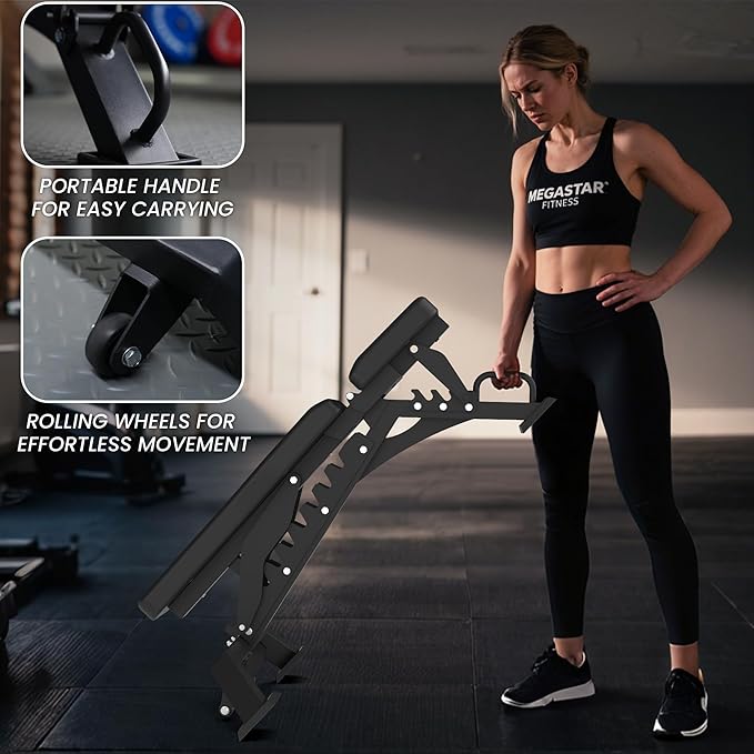 Adjustable Weight Bench, 1300lbs Capacity Heavy Duty Workout Bench for Home and Garage Gym, Multi-Position Backrest and Seat Strength Training Bench