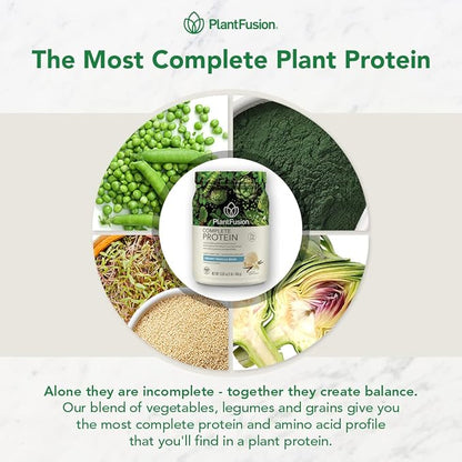 PlantFusion Complete Vegan Protein Powder - Plant Based Protein Powder with BCAAs, Digestive Enzymes and Pea Protein - Keto, Gluten Free, Soy Free, Non-Dairy, No Sugar, Non-GMO - Chocolate Pack of 12
