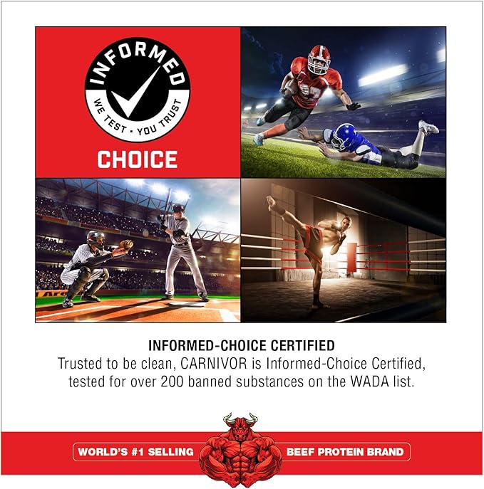 MuscleMeds Carnivor, Light Brown, Vanilla Caramel, 1.95 Pound (Pack of 1)