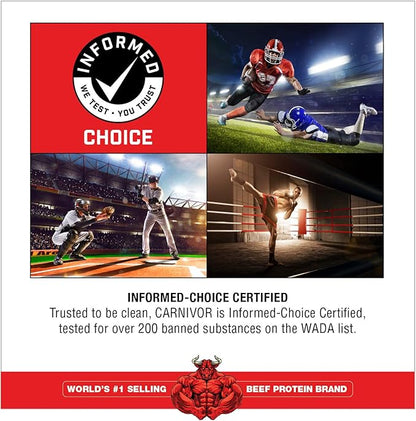 MuscleMeds Carnivor, Light Brown, Vanilla Caramel, 1.95 Pound (Pack of 1)