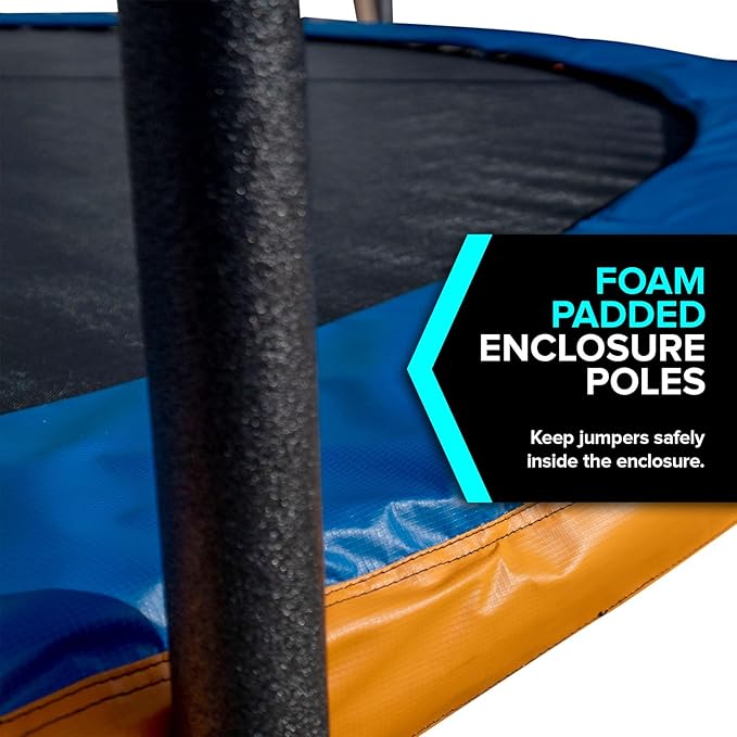 Sportspower Outdoor Trampoline with Safety Enclosure Net, 15FT