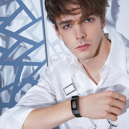 Elastic Braided Bands Compatible with Fitbit Charge 5/Fitbit Charge 6 for Women Men, Breathable Adjustable Stretchy Nylon Loop Sport Replacement Wristbands for Fitbit Charge 6 Charge 5 Straps