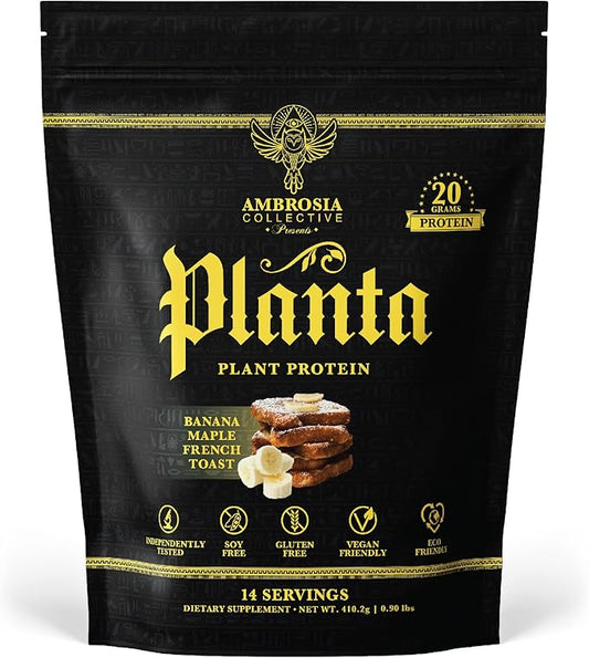 Ambrosia Planta - Premium Plant-Based Protein | Vegan & Keto Friendly | Gourmet Flavors with No