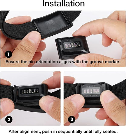 Arm Band Compatible with Whoop 5.0 Bicep Band, Soft Breathable Nylon Adjustable Strap with Case for Whoop 5.0 One Peak MG/LIFE (ECG Not Support)