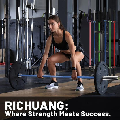 7ft Olympic Barbell, Weightlifting Barbell 28mm 45lb - 500/700/1000lbs Capacity with Smooth Spinning Sleeves, Olympic Bar Fits 2" Olympic Plates, for Snatch Clean Jerk - Home Gym Training