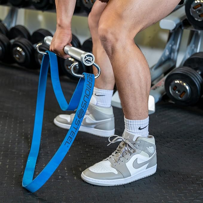 Serious Steel Fitness 37" Resistance Training Bands (Portable Exercise Band System Training Bands- Great for Individuals Looking for Tension Throughout The Exercise)