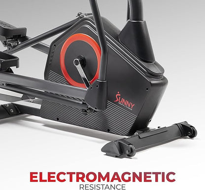 Sunny Health & Fitness Full Body Workout Elliptical Trainer with Digital Performance Monitor, Low Impact Exercise, and Optional Bluetooth with Exclusive SunnyFit App