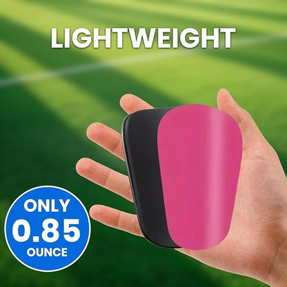 2 Pairs Mini Shin Guards Youth Soccer Tiny Shin Protective Pads Small Shin Guards Miniature Shin Pads Professional Protection for Soccer Players Kids Teenagers